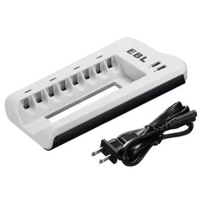 China 2.4V DC 180mA AA Battery Charger 7.2 X 3.7 X1.1 Inch With ABS Fireproof Material for sale