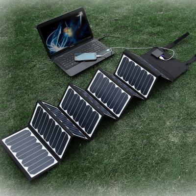 China High efficient 60w  Solar Panel Charger Waterproof Solar Charger for Mobile Laptop for sale