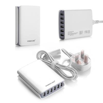 China 50W / 10A Multi Port USB Charger 6 Port USB Charging Station For All Smart Devices for sale