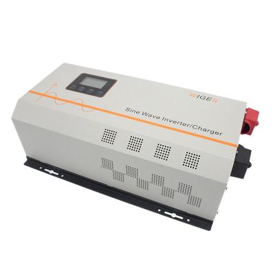 China 3000w 24v 48v Pure Sine Wave Solar Power Hybrid Hybrid Inverter 451*301*179mm for sale