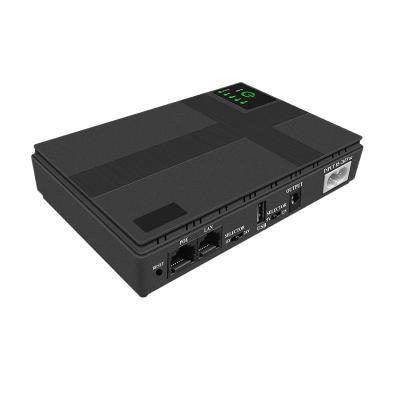 China High Quality Backup INSTRUMENTATION POE 1018P Uninterruptible Power Supply 10400mAh Mini UPS DC Chassis 5V 9V 12V DC 15v 24v for sale