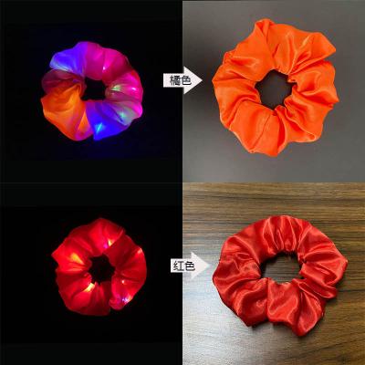 China 2022 Smart Scrunchies Headband Women Girls Headwear Accessories Women Girls Headwear Accessories Ponytail Holder Elastic Luminous Hair Ties 2022 for sale