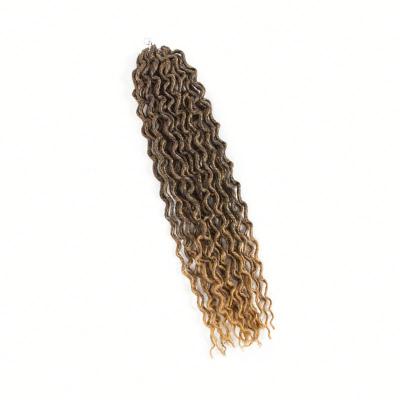 China Synthetic Crochet Hair Wholesale Faux Locs Hair Gypsy Locs Braiding Hair for sale