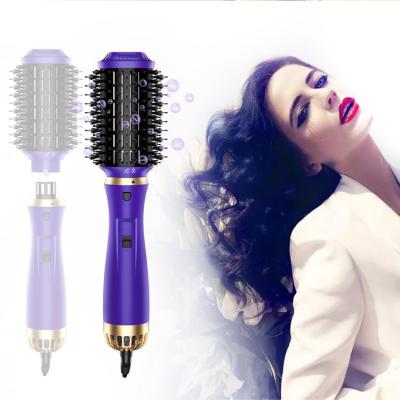 China 5 In1 Hair Curler Hot Air Hair Blower Brush Ionic Professional Portable Dryer Straightening One Step Hair Dryer for sale