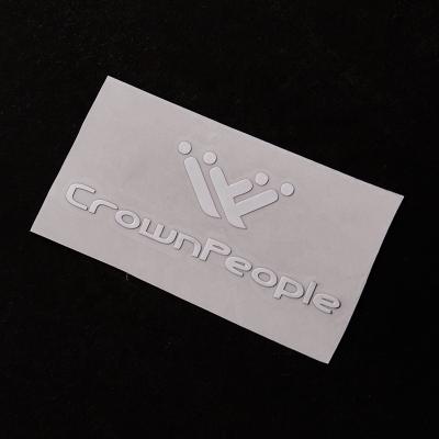 China Private Label Waterproof Hot Selling Bags Packaging Metal Transfer Stickers Custom Logo Sticker for sale