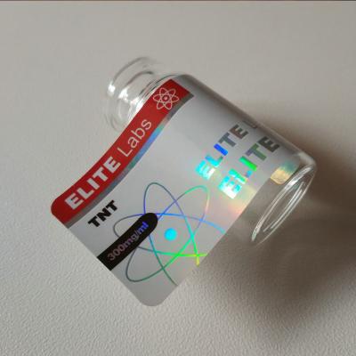 China Hologram Waterproof Luxury Waterproof Sticker Package Custom Luxury Sticker Label For Bottle Jar for sale