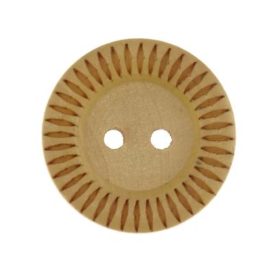 China 2022 Sustainable New Fashion 2 /4 Hole Wood Sew Button Natural Color Suit Buttons for sale