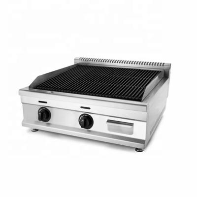 China HOT SELLING COMMERCIAL GAS LAVA ROCK GRILL STONE GRILL 76x76x38cm for sale