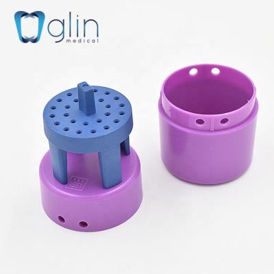 China Glin 26 Sterilizable Holes Dental Endo Box for High Temperature Dental Burs Sterilizable Endo Files G-26B for sale