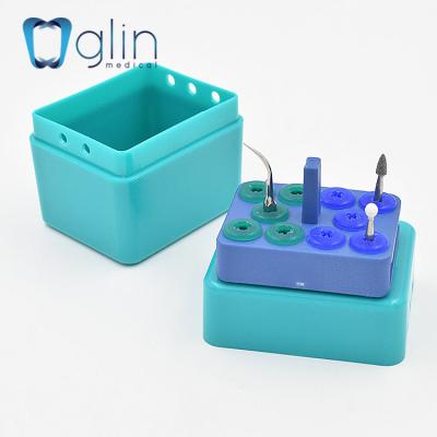 China Sterilizable Dental Endo Box Autoclavable Box Dental Plastic Burs Endo Box Universal Holder for sale