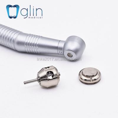 China For dental use only. china factory dental hand piece LED air turbine handpiece 1-5 gear increasing contra angle for sale