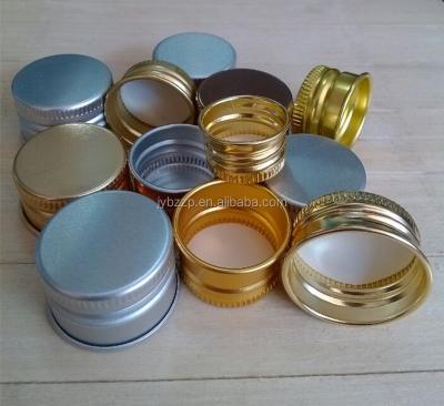 China Non Spill Metal Bottle Cap, Flat Bottle Cap For Bottle And Jar, Decorative Aluminum Bottle Cap for sale