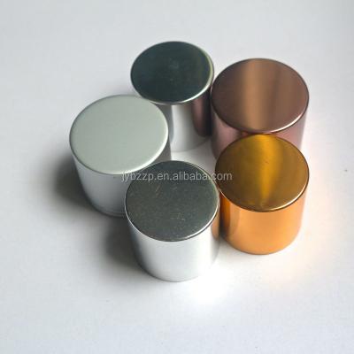 China Non Spill Colored Polish Metal Aluminum Screw Caps Water Bottle Cap Aluminum Screw Cap for sale