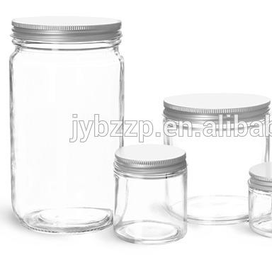 China Canned food 500ml, 250ml, 200g, 150g, 100g, 50ml pet jar with metal cap for sale