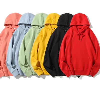 China 300g Customized Wholesale Anti-Shrink LOGO Solid Color Blank Sweater Sweater Man Woman Hooded Clothing for sale