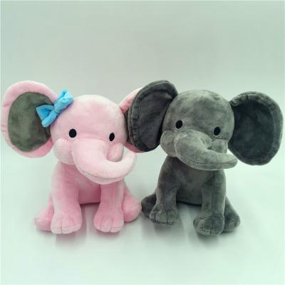 China Wholesale Price 25cm Lovely Stuffed Plush Elephant Polyester Stuffed Animals Doll High Quality Elephant for sale