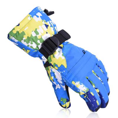 China Warmest Winter Waterproof Gloves Ski Gloves Waterproof Winter Outdoor Snowboarding Gloves Men Women for sale