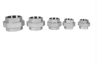 China NPT Threaded Stainless Steel Pipe Union 1/2 Inch ASTM Standard for sale