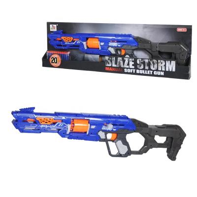 China zecong big size gun manual kids toy guns for boys blaze soft storm bullet gun toy for sale