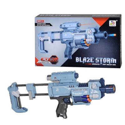 China Toy Blaze Electronic Storm Bullet Gun Toy Soft Carryover Toys Gun Plastic for sale