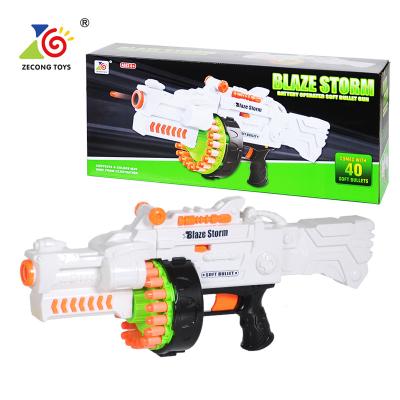 China Electronic Toy Blaze Storm Foam Dart Gun Toys For Kids Carryover Toy Gun Foam Bullets for sale