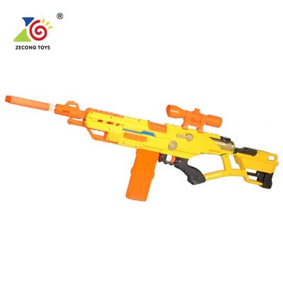 China Full Automatic Firearm Kids Full Automatic Electronic Soft Toy Bullet Outdoor Game Soft Dart Dart Gun for sale