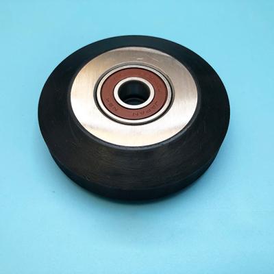 China Traditional Elevator 80*23*6201 Roller Elevator Guide Shoe Wheel Elevator Parts for sale