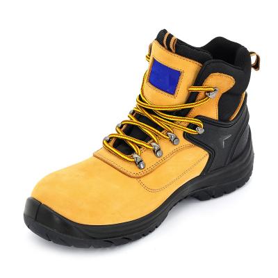 China Steel Toe Workman Genuine Leather Safety Work Boots Shoes with Steel Toe Cap for sale