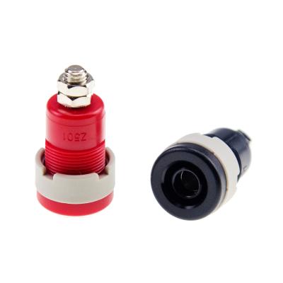 China High Quality Educational Instruments CXSDDZ 5mm Banana Socket Insulate Header Accepting Connector Safety Banana Plug Jacks for sale