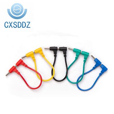 China CXSDDZ highly flexible copper test lead with stackable rigid 2mm plugs on both ends for sale