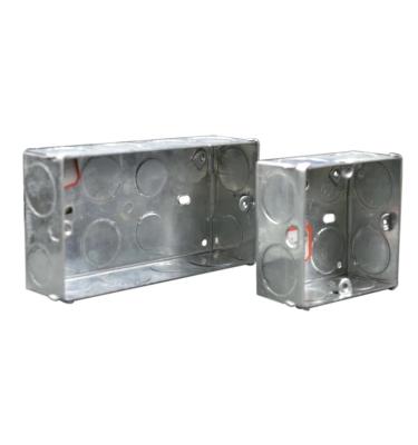 China Steel PHLIX galvanized box /wiring accessories 25mm/35mm/47mm/Metal steel wiring junction boxes zu verkaufen