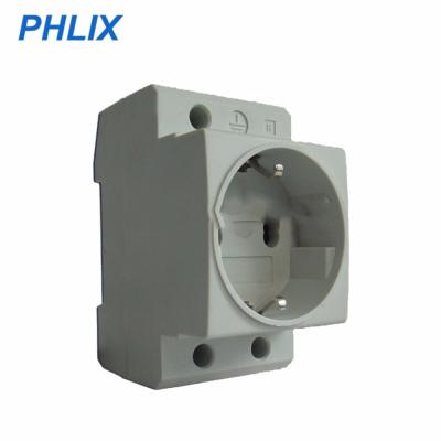 China Din Rail Socket German Din Rail Modular Socket en venta