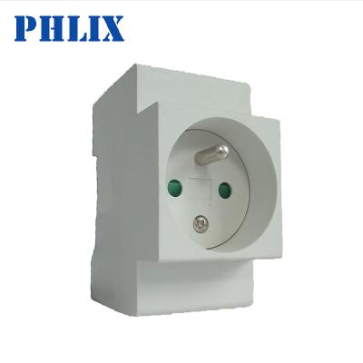 China Din Rail Socket French Rail Modular Socket zu verkaufen