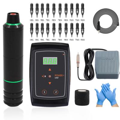 China Permanent Beginners Complete Kits Microbalding Pen Set Permanent Makeup Tattoo Machine Tattoo Machine Kit for sale