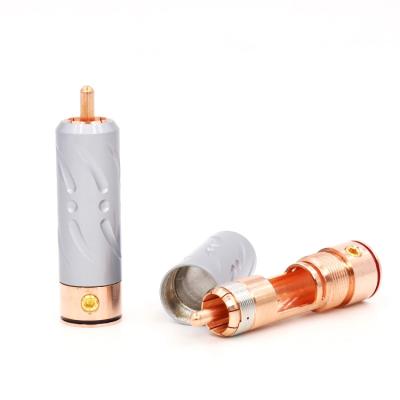 China audio & RCA Plug High Fidelity Audio Video Gold Plated Audio Jack Signal Connectors For Amplifier for sale