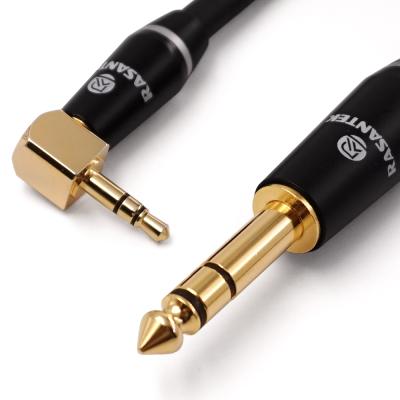 China Direct Hi-Grade Lines 6.3 Guitar Effect Cable 6.5 Microphone Factory Microphone 6.35 To 3.5 Guitar Cable 6.35 Musical Instrument for sale