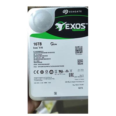 China Seagate Enterprise HDD ST16000NM001G 7200rpm 256mb SATA Bulk HDD 16TB ST16000NM001G / ST16000NM000J Seagate Exos X16 3.5