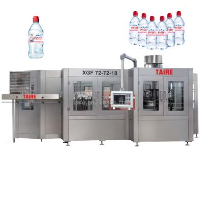 China Filling Line Rotary Type Monoblock Filling Machine Beverage Shutdown Machine Liquid Production Machine for sale