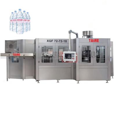 China Beverage Seal Complete Set Automatic PET Plastic Bottle Complete Small Drinking Bottle Mineral Water/Water Production Line Filling Machine for sale