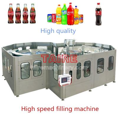 China small carbonated beverage beverage filling machine/soft drink filling machine for natural drinks for sale