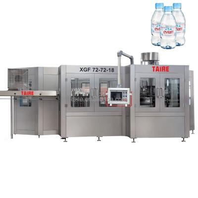 China China Taire 500ML 3 in1 Drinking Water Filling Machine Full Automatic Mineral Pure Mineral Price 3 in1 Mini Small Business Scale Beverage Bottle for sale