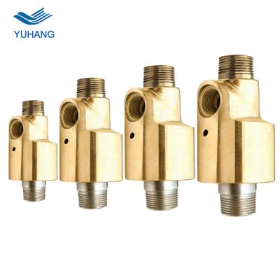 China Metallurgical Industry Cooling System High Speed ​​Steam Hot Oil Hydraulic Water Brass Housing Rotary Joint for sale