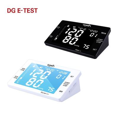 China CE ISO Touch Type Digital Sphygmomanometer Auto Portable USB LCD Screen Blood Pressure Monitor Arm Charging Port for sale