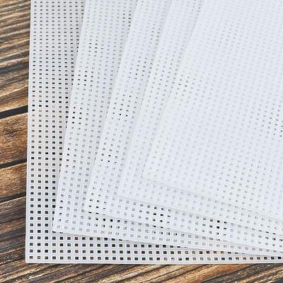 China 33315 Clear Rectangular Plastic Cross Needle Craft Stitch Canvas Kits For Crafting Knit And Sewing 13.6*22.6INCH for sale