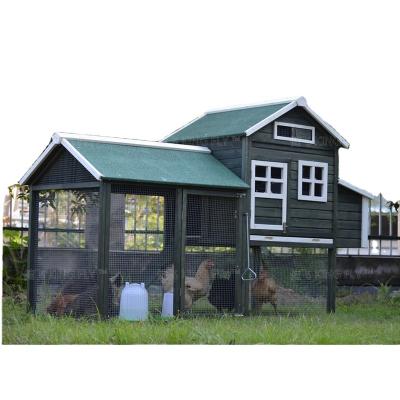 China Sustainable Classic 6 Large Chicken Wooden Chicken Cage , Extra Large Chicken Cage Pen for sale