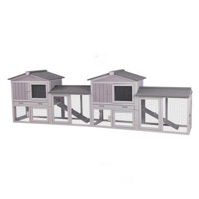 China XL Custom Windproof Bunny Rabbit Breeding Hutch Outdoor Use and Race for sale