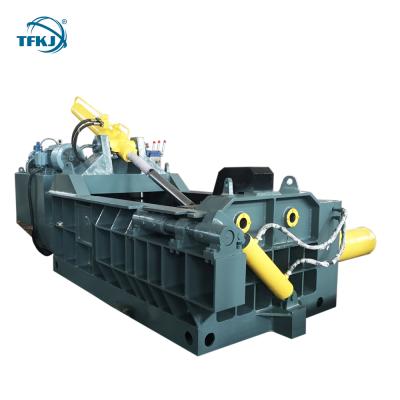 China Baler Scrap Into Bales TF Bale Tilting Type Aluminum Non Ferrous Horizontal Metal Scrap Baler for sale