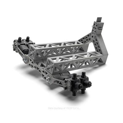 China Fast Delivery Nylon 3D Printing Intake Manifold MJF With PA11 PA12 From LANWAN for sale