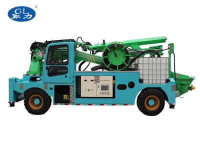 China Application Of 30 M3 Robot Arm Concrete Truck Mounted Shotcrete Machine ​ for sale