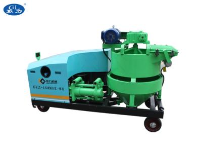 China Product Description Of Easy Operate Double Liquid Electric Cement Grout Pump With Mixer for sale